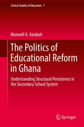 book The Politics of Educational Reform in Ghana