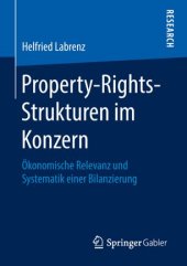 book Property-Rights-Strukturen im Konzern