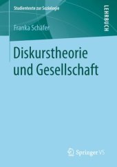 book Diskurstheorie und Gesellschaft