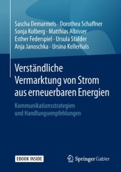 book Verständliche Vermarktung von Strom aus erneuerbaren Energien