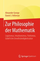 book Zur Philosophie der Mathematik