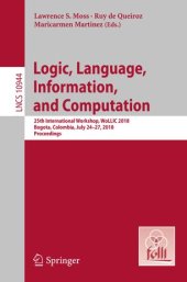 book Logic, Language, Information, and Computation