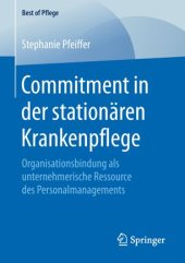 book Commitment in der stationären Krankenpflege