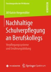 book Nachhaltige Schulverpflegung an Berufskollegs