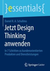 book Jetzt Design Thinking anwenden