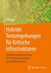 book Hybride Testumgebungen für Kritische Infrastrukturen