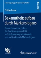 book Bekanntheitsaufbau durch Markenslogans