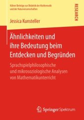 book Ähnlichkeiten und ihre Bedeutung beim Entdecken und Begründen