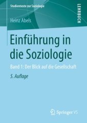 book Einführung in die Soziologie