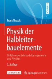 book Physik der Halbleiterbauelemente