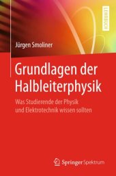 book Grundlagen der Halbleiterphysik