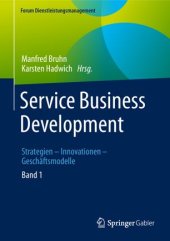 book Service Business Development: Band 2. Methoden – Erlösmodelle – Marketinginstrumente