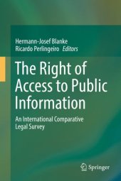 book The Right of Access to Public Information