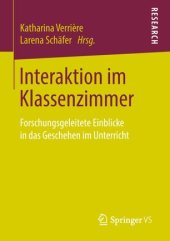 book Interaktion im Klassenzimmer