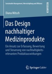 book Das Design nachhaltiger Medizinprodukte