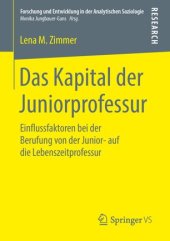 book Das Kapital der Juniorprofessur