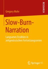 book Slow-Burn-Narration