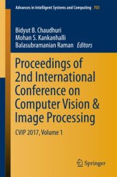 book Proceedings of 2nd International Conference on Computer Vision & Image Processing: CVIP 2017, Volume 2