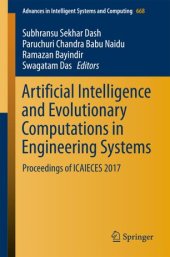 book Artificial Intelligence and Evolutionary Computations in Engineering Systems