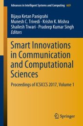 book Smart Innovations in Communication and Computational Sciences: Proceedings of ICSICCS 2017, Volume 2