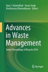 book Advances in Waste Management