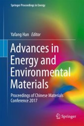 book Advances in Energy and Environmental Materials