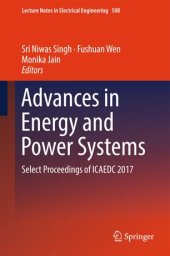 book Advances in Energy and Power Systems