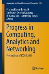 book Progress in Computing, Analytics and Networking