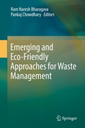 book Emerging and Eco-Friendly Approaches for Waste Management