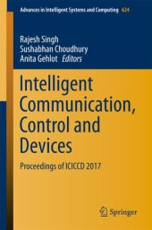 book Intelligent Communication, Control and Devices