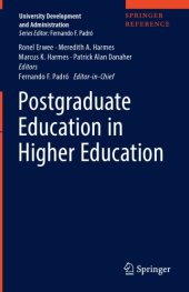 book Postgraduate Education in Higher Education