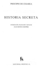 book Historia secreta