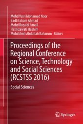 book Proceedings of the Regional Conference on Science, Technology and Social Sciences (RCSTSS 2016)