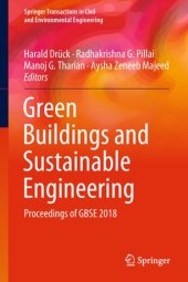 book Green Buildings and Sustainable Engineering