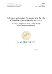 book Religious nationalism: Myanmar and the role of Buddhism in anti-Muslim narratives