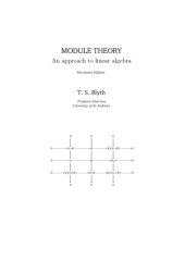 book Module theory: an approach to linear algebra