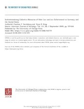 book Institutionalizing Collective Memories of Hate: Law and Law Enforcement in Germany and the United States