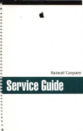 book Macintosh Computers. Service  Guide