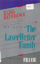 book Guide to the LaserWriter family