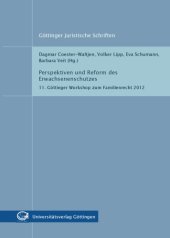 book Perspektiven und Reform des Erwachsenenschutzes