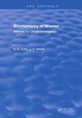 book BIOCHEMISTRY OF WOMEN : methods for clinical investigation