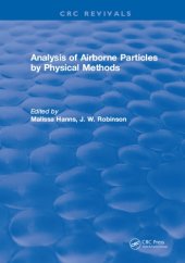 book Analysis of Airborne Particles by Physical Methods