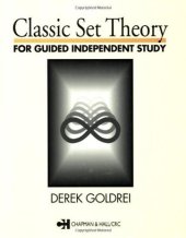 book Classic Set Theory: For Guided Independent Study