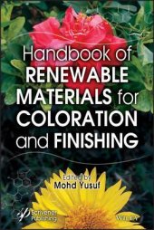 book Handbook of Renewable Materials for Coloration and Finishing