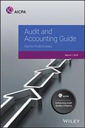 book Audit and Accounting Guide: Not-For-Profit Entities, 2018