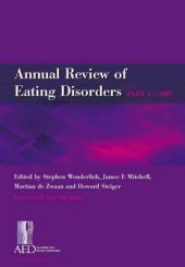 book Annual Review Of Eating Disorders Part 1 2007