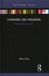 book Thinking on housing : words, memories, use