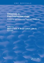 book Advances in psychopharmacology : predicting and improving treatment response