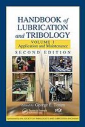 book Handbook of lubrication and tribology