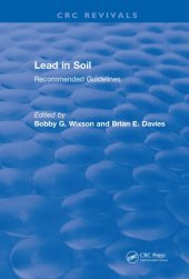 book Lead in soil : recommended guidelines